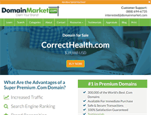 Tablet Screenshot of correcthealth.com